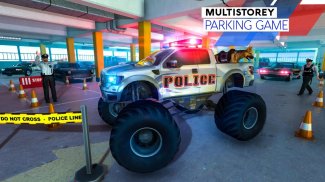 US Police Dog Transport: Multi Level Parking Game screenshot 0