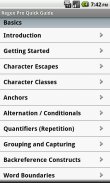 Regex Pro Quick Guide screenshot 0