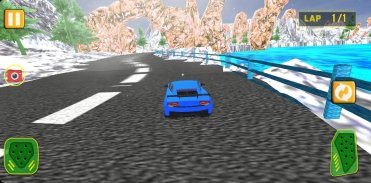 Extreme  Hills Snow Car Racing screenshot 0