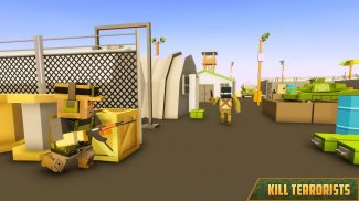 Blocky Army Base: Modern War Strike screenshot 4