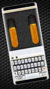 Carbon 3d Tech Tastatur-Thema screenshot 1