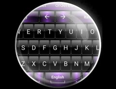 Keyboard Theme Dusk Black Purple screenshot 6