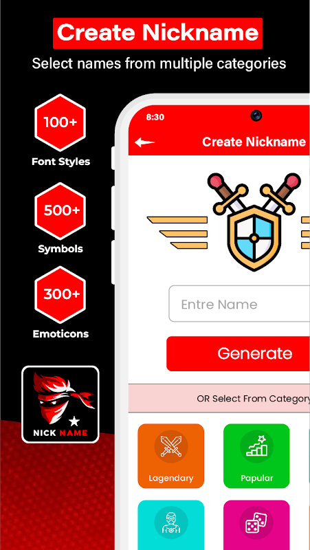 Free Fire Stylish Name - Nickname Generator APK for Android Download