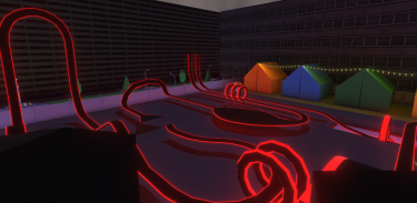 Neon Roller Coaster VR screenshot 7