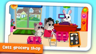 Cat games for kids: shop games screenshot 4