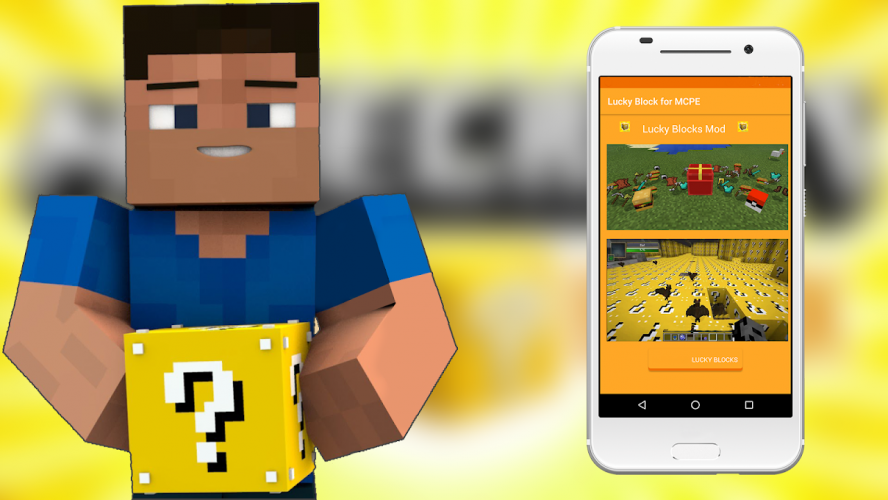 Lucky Block Mod For Pocket Edition 1 1 Download Android Apk Aptoide - block event lucky block simulator roblox