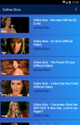 Celine Dion Popular Songs | Video Collection screenshot 1