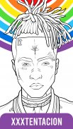 XXTentacion Coloring Book screenshot 3