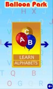 Balloon Park - Learn English Alphabets & Numbers screenshot 4