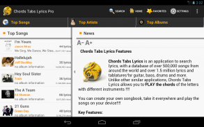 Chords Tabs Lyrics Light screenshot 6