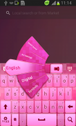 美丽的粉红色键盘 screenshot 3