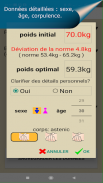 Suivi du poids et de l'IMC screenshot 4