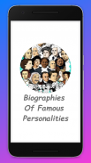 Biographies of great and successful personalities screenshot 2