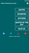 William Shakespeare Quotes screenshot 2