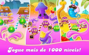 Tudo sobre candy crush - Doces verde, azul, amarelo e roxo Nível 1000