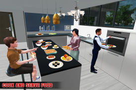 Virtual Rent House Search: Família feliz screenshot 0