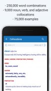 Oxford Collocations Dictionary screenshot 2
