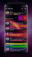 Sparkle Color Sms Theme screenshot 1