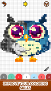 Animal Pixel Art Coloring Book screenshot 1