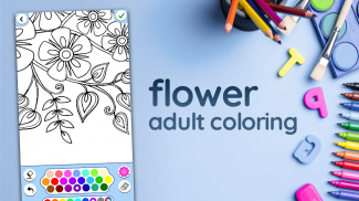 Colorir adultos: Flores screenshot 0