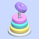 Color Tower 3D Icon