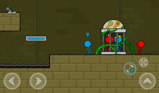Red and Blue Stickman : Animation Parkour screenshot 8