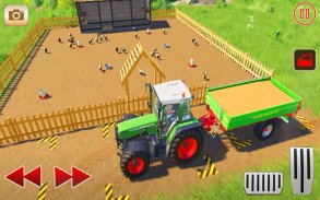 Pull Tractor Cargo Transport and farming simulator screenshot 0