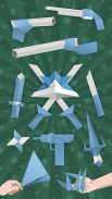 Armas e espadas de papel origami screenshot 0