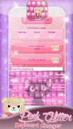 Pink Glitter Keyboard Changer screenshot 1