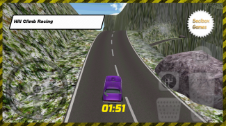 course de voiture violette screenshot 1