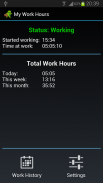 My Work Hours screenshot 0