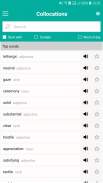 Collocations Thesaurus Offline screenshot 4