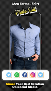 Man Formal Shirt Photo Suit screenshot 2