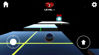 X-Ball Platformer 3D screenshot 1