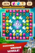 Jewels Planet-Jeu de puzzle Match 3 Bijoux gratuit screenshot 3