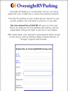 OvernightRVParking screenshot 1