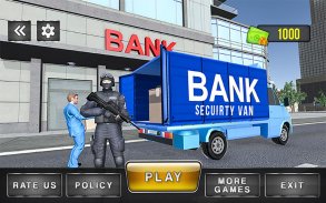 Security Van Driver USA Bank Cash Transport Sim screenshot 11