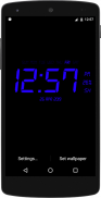 Digital Clock Live Wallpaper screenshot 0