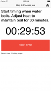 Canning Timer & Checklist screenshot 1