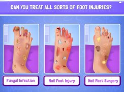 Nail Surgery Foot Doctor - Offline Surgeon Games screenshot 0