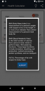 BMI Calculator - BMR Weight Health Calculator screenshot 1