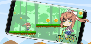Doki Doki Club Bike Adventure screenshot 3
