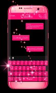 Pink Keyboard For WhatsApp screenshot 0