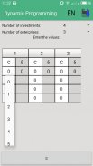 Dynamic Programming: optimal allocation resources screenshot 5