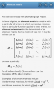 Types of matrices screenshot 1