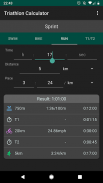 Triathlon Pace Calculator screenshot 3