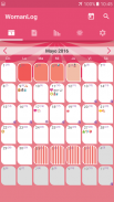 WomanLog Calendario Menstrual screenshot 0