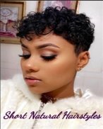 Short Natural Hairstyles screenshot 0