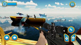 Angry Whale Shark Hunter - Raft Survival Sứ mệnh screenshot 9