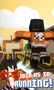 3D Blocks Attack On Titan Running Manga & Anime Games Skins screenshot 1